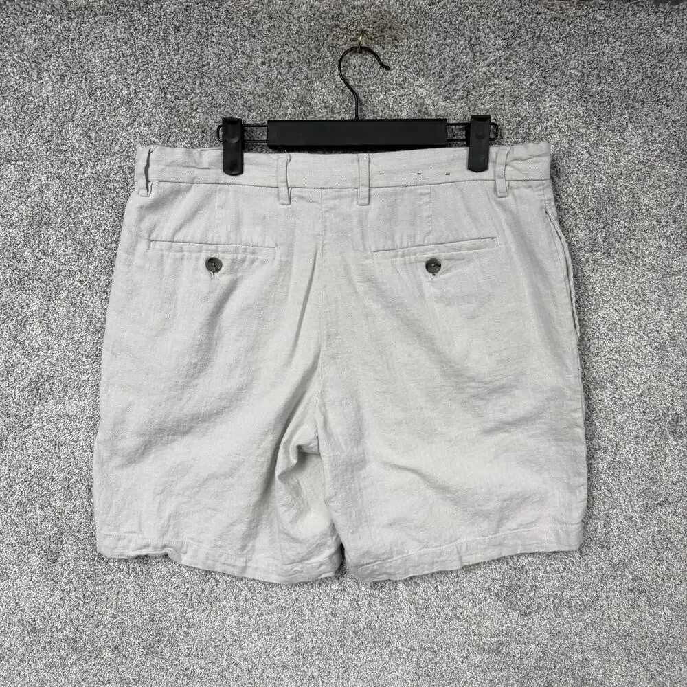 Banana Republic Aiden Club Shorts 34x7.5 Hamptons Nautical Stealth Wealth Preppy